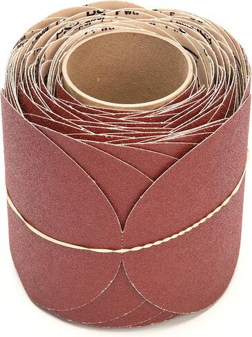 3M Stikit Paper Disc Roll 763U, Aluminum Oxide, 5" Diameter, P120 Grit (Roll of 100) in Saudi Arabia