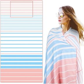 منشفة شاطئ Airensky مقاس 72 بوصة × 36 بوصة منشفة شاطئ من الألياف الدقيقة كبيرة الحجم سريعة الجفاف وخالية من الرمال وماصة، منشفة حمام سباحة مخصصة للحمام والسباحة والسفر وأساسيات الشاطئ (شجرة جوز الهند الزرقاء) in Kuwait