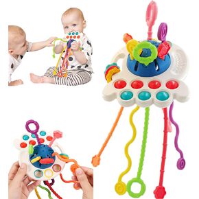 Baby Toys 6 to 12 Months,Montessori Toys for 1 Year Old Boy Girl Baby Sensory Toys for Babies 12-18 Months Pull String Toys for Christmas and Birthday Gifts Infant,Toddlers in Saudi Arabia