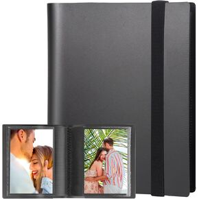 ألبوم صور صغير مقاس 5x7 يحمل 64 صورة، كتاب ألبوم صور صغير مقاس 5x7، ألبوم صور مقاس 5x7 لصور مقاس 5x7، أعمال فنية، رسم تخطيطي، بطاقات بريدية، تخزين الرسومات، ألبوم صور صغير لمطبوعات مقاس 5 × 7 بوصة (أسود) in Kuwait