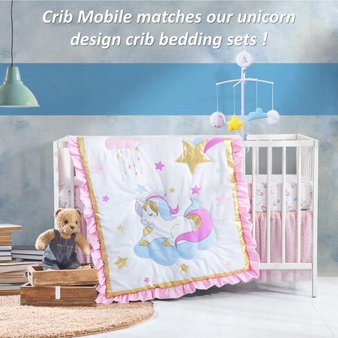 Crib Mobile for Girls Unicorn in Kuwait