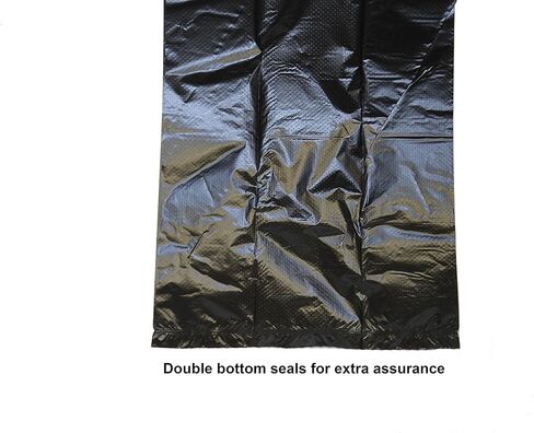 Originalpetbags 120 Easy Open & Strong Leak-Proof Poop Bags Dog Waste Bags 13.25 x 9" Made in USA .Bags are easier to tie than standard 12 inch bags (Black) in Kuwait