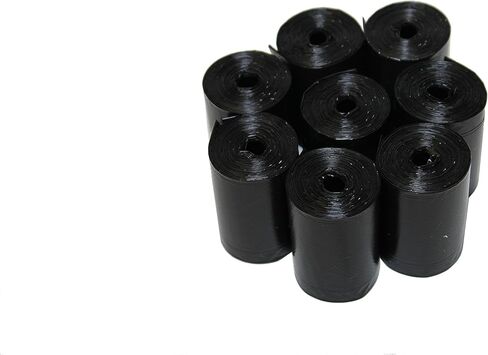 Originalpetbags 120 Easy Open & Strong Leak-Proof Poop Bags Dog Waste Bags 13.25 x 9" Made in USA .Bags are easier to tie than standard 12 inch bags (Black) in Kuwait