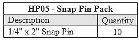 Muddy Outdoors Tree Stand SNAP PINS (PDQ of 6) in Saudi Arabia