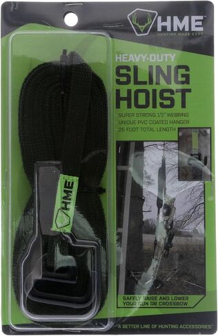 HME Heavy Duty Sling Hoist (25 FT) - Reliable Sturdy Adjustable Easy-to-Install Lift System for Hunting Gear in Saudi Arabia