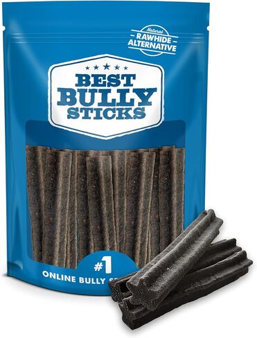 Best Bully Sticks مضغ أسنان طبيعي بالكامل للكلاب - مضغ أسنان بيفي على شكل نجمة - مكونات محدودة، كولاجين، لحم بقر حقيقي، قابل للهضم بنسبة 100% - يعزز صحة الأسنان وصحتها - 6 عبوات in Kuwait