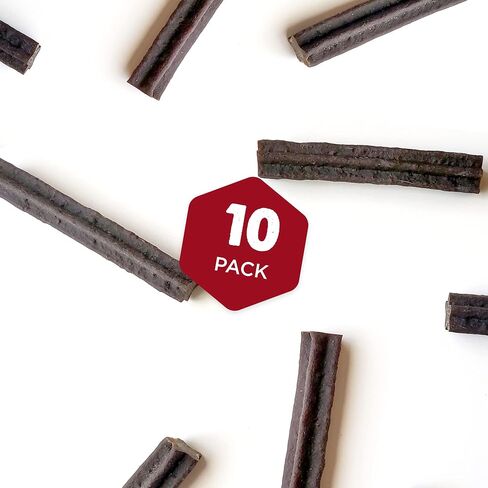 Best Bully Sticks مضغ أسنان طبيعي بالكامل للكلاب - مضغ أسنان بيفي على شكل نجمة - مكونات محدودة، كولاجين، لحم بقر حقيقي، قابل للهضم بنسبة 100% - يعزز صحة الأسنان وصحتها - 6 عبوات in Kuwait