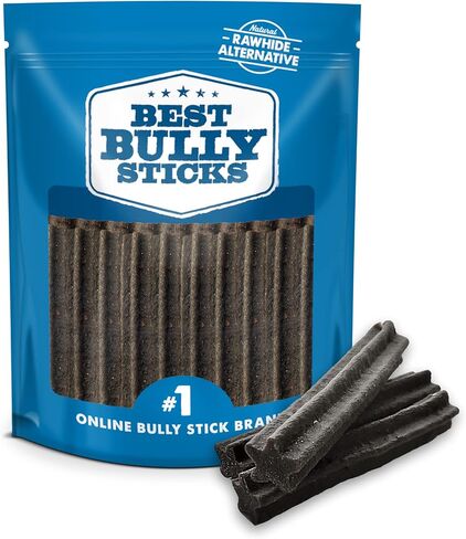 Best Bully Sticks مضغ أسنان طبيعي بالكامل للكلاب - مضغ أسنان بيفي على شكل نجمة - مكونات محدودة، كولاجين، لحم بقر حقيقي، قابل للهضم بنسبة 100% - يعزز صحة الأسنان وصحتها - 6 عبوات in Kuwait