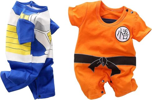 RELABTABY 2 حزمة الوليد بيبي بوي فتاة رومبير الرضع أنيمي نيسيي طفل هالوين ارتداءها بذلة الزي الملابس in Kuwait