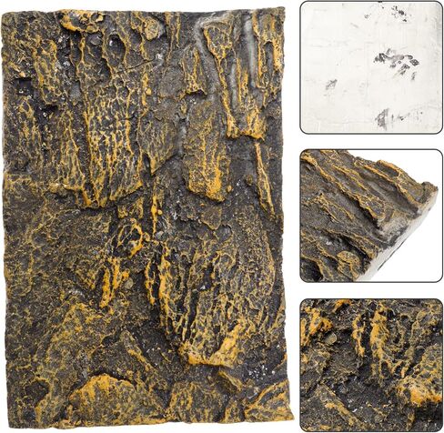 Ipetboom حاويات زجاجية Terrarium خلفية 3D الزواحف خزان خلفية المجلس البرمائي ستيريو خلفية جدار ثعبان الموئل ديكور لسحلية التنين الملتحي أبو بريص العنكبوت السلحفاة الأسماك التنين ديكور in Kuwait