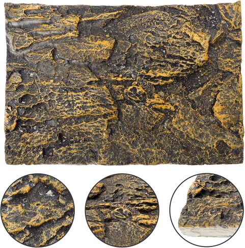 Ipetboom حاويات زجاجية Terrarium خلفية 3D الزواحف خزان خلفية المجلس البرمائي ستيريو خلفية جدار ثعبان الموئل ديكور لسحلية التنين الملتحي أبو بريص العنكبوت السلحفاة الأسماك التنين ديكور in Kuwait