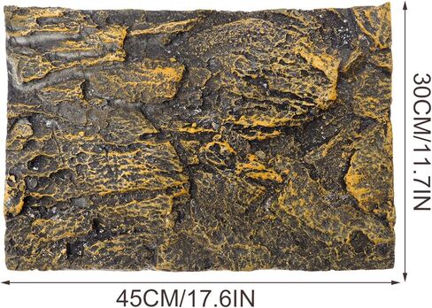 Ipetboom حاويات زجاجية Terrarium خلفية 3D الزواحف خزان خلفية المجلس البرمائي ستيريو خلفية جدار ثعبان الموئل ديكور لسحلية التنين الملتحي أبو بريص العنكبوت السلحفاة الأسماك التنين ديكور in Kuwait