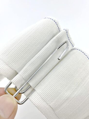 خطافات ستائر من الفولاذ المقاوم للصدأ من Olgamo، خطاف ودبوس للستائر المطوية، 4 شوكات، مشابك مطوية، 4 شماعات ستارة نهائية لباب النافذة (خطافات 30 قطعة) in Kuwait