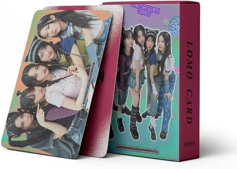 Gimuemi 55Pcs LE SSERAFIM Photocards LESSERAFIM UNFORGIVEN New Album KPOP LOMO Cards LE SSERAFIM Photo cards LE SSERAFIM Merch in Saudi Arabia