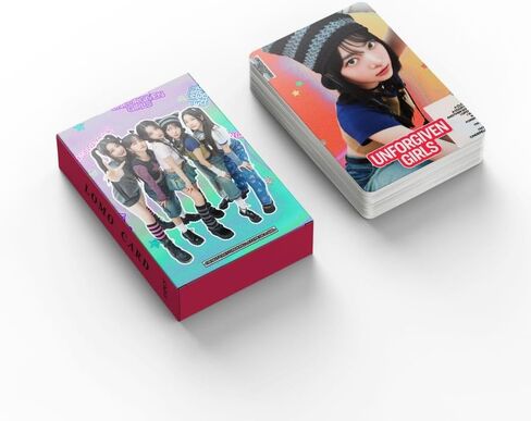 Gimuemi 55Pcs LE SSERAFIM Photocards LESSERAFIM UNFORGIVEN New Album KPOP LOMO Cards LE SSERAFIM Photo cards LE SSERAFIM Merch in Saudi Arabia