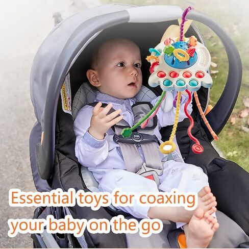 Baby Toys 6 to 12 Months,Montessori Toys for 1 Year Old Boy Girl Baby Sensory Toys for Babies 12-18 Months Pull String Toys for Christmas and Birthday Gifts Infant,Toddlers in Saudi Arabia