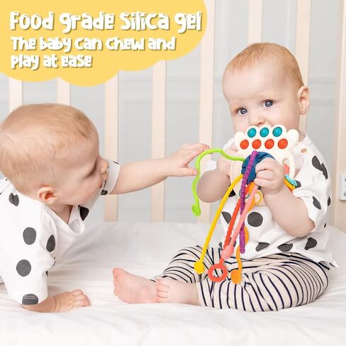 Baby Toys 6 to 12 Months,Montessori Toys for 1 Year Old Boy Girl Baby Sensory Toys for Babies 12-18 Months Pull String Toys for Christmas and Birthday Gifts Infant,Toddlers in Saudi Arabia
