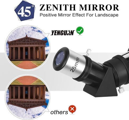 YENGUAN Telescope, Telescope for Adult, 80 mm AZ Space Astronomy Refractor Telescope, Children, Adult Astronomy, Innovative Technology Telescope Explore Space in Saudi Arabia