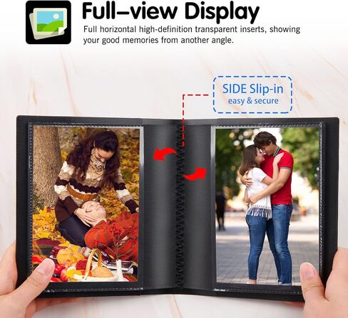 ألبوم صور صغير مقاس 5x7 يحمل 64 صورة، كتاب ألبوم صور صغير مقاس 5x7، ألبوم صور مقاس 5x7 لصور مقاس 5x7، أعمال فنية، رسم تخطيطي، بطاقات بريدية، تخزين الرسومات، ألبوم صور صغير لمطبوعات مقاس 5 × 7 بوصة (أسود) in Kuwait