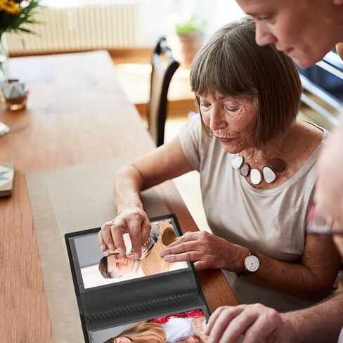 ألبوم صور صغير مقاس 5x7 يحمل 64 صورة، كتاب ألبوم صور صغير مقاس 5x7، ألبوم صور مقاس 5x7 لصور مقاس 5x7، أعمال فنية، رسم تخطيطي، بطاقات بريدية، تخزين الرسومات، ألبوم صور صغير لمطبوعات مقاس 5 × 7 بوصة (أسود) in Kuwait