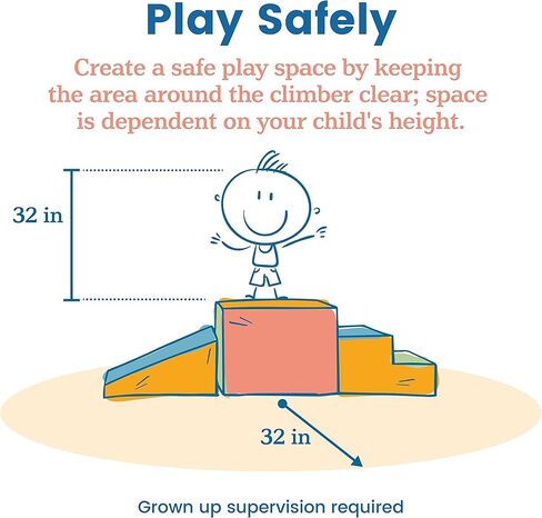 ECR4Kids SoftZone Traversing Trio Climber, Beginner Playset, Earthtone, 3-Piece in Kuwait