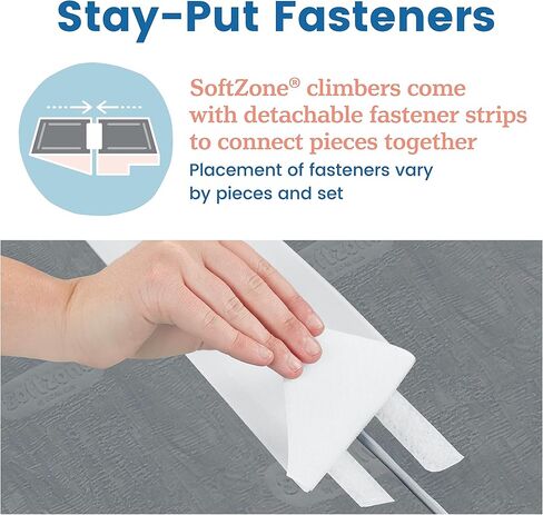 ECR4Kids SoftZone Traversing Trio Climber, Beginner Playset, Earthtone, 3-Piece in Kuwait