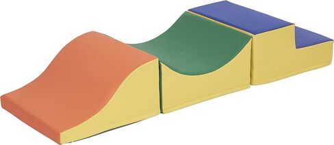 ECR4Kids SoftZone Traversing Trio Climber, Beginner Playset, Earthtone, 3-Piece in Kuwait