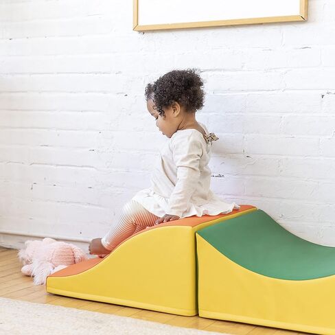 ECR4Kids SoftZone Traversing Trio Climber, Beginner Playset, Earthtone, 3-Piece in Kuwait