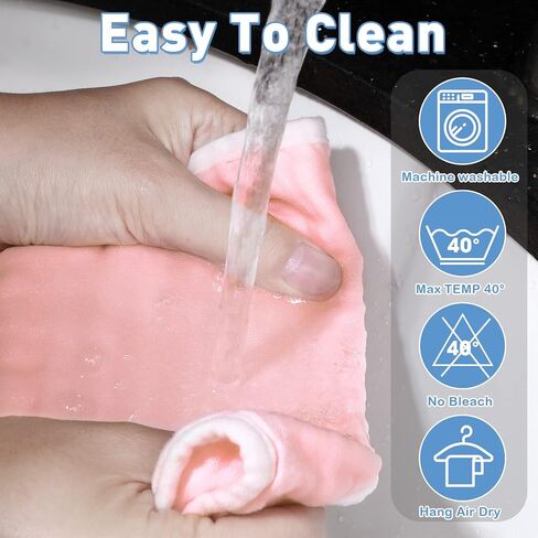 Tatuo 50 Pcs Muslin Baby Bibs Muslin Cotton Bibs for Baby Girls and Boys, Baby Bandana Drool Bibs Absorbent Newborn Teething Bibs 6 Layers Muslin Bibs with Snap Button for Infant Teething and Drooling in Saudi Arabia