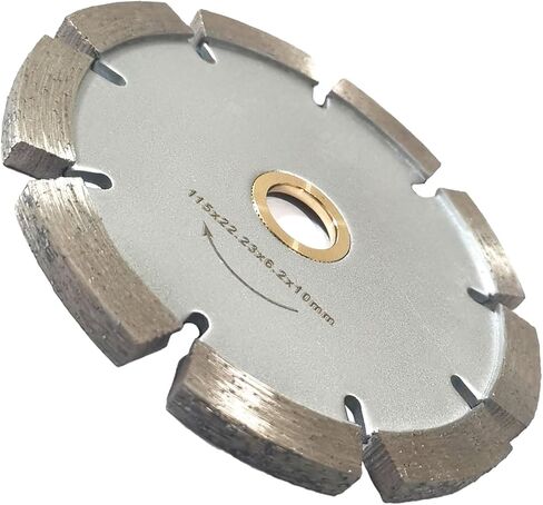 Rocflugilo 4-1/2 بوصة شفرة ماسية ذات نقطة ثنية مع عرض 0.250 بوصة 7/8 بوصة - 5/8 بوصة لإزالة الملاط وإصلاح الجص وتنظيف الخرسانة in Kuwait