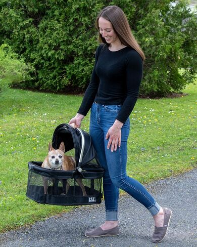Pet Gear View 360 Pet Safety Carrier & Car Seat for Small Dogs & Cats Push Button Entry in Saudi Arabia