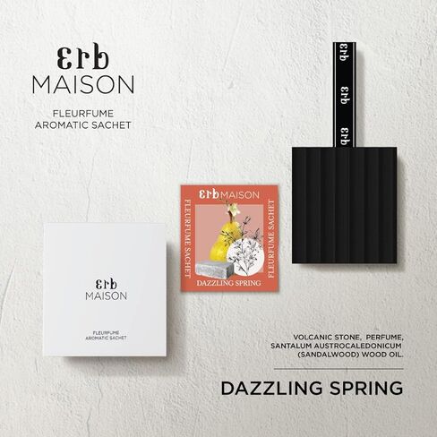 كيس عطري من Erb Maison White Winter Fleurfume 40 جرام (بلوط إنجليزي، بندق، خشب الصندل) للخزانة أو السيارة أو خزانة الملابس أو الدرج in Kuwait
