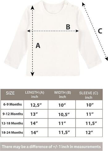 Lilax Baby Girls' Basic Long Sleeve Round Neck T-Shirt in Saudi Arabia