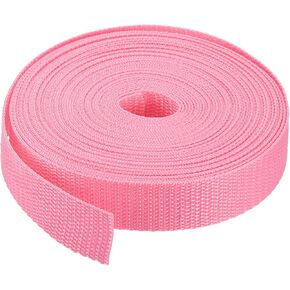 MECCANIXITY Heavyweight Polypropylene Webbing Strap 1" 10 Yards Light Purple Strapping Band for Outdoor