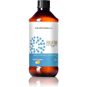ASB Life Products Fixation Syrup Anti-Alcohol Cravings Management Alcohol Support Kudzu Milk Thistle L-lysine Olive Leaf Pancreatin in Saudi Arabia
