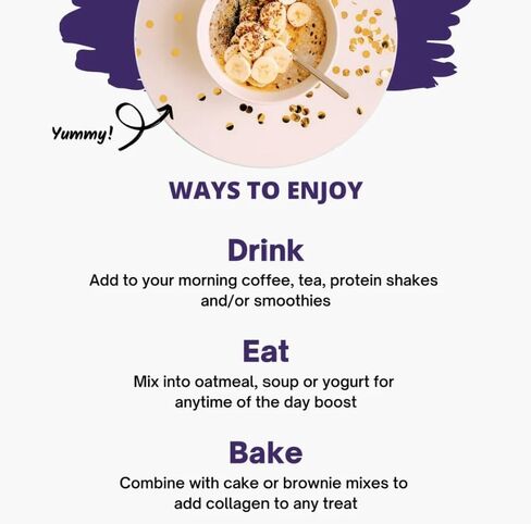 مسحوق مصفوفة تجديد الكولاجين من ناومي، ببتيدات الكولاجين، حمض الهيالورونيك، فيتامين C، الإيلاستين، سيراميد، 90 جرام، كمية تكفي 30 يومًا in Kuwait