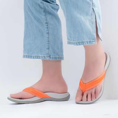 صندل نسائي لتقويم العظام يدعم قوس القدم لعلاج التهاب اللفافة الأخمصية وتخفيف آلام الكعب المسطح، ناعم ممتص للصدمات على الشاطئ، صندل داعم ومريح لتقويم العظام in Kuwait