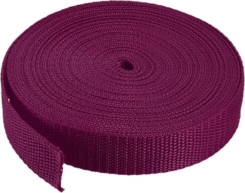 MECCANIXITY Heavyweight Polypropylene Webbing Strap 1" 10 Yards Light Purple Strapping Band for Outdoor in Saudi Arabia