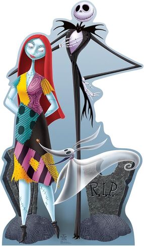 Cardboard People Jack، Sally & Zero بالحجم الطبيعي قطع الورق المقوى - تيم بيرتون الكابوس قبل عيد الميلاد in Kuwait
