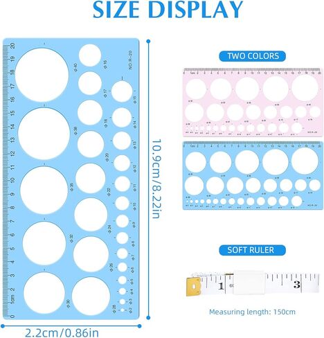 Nipple Rulers for Flange Sizing Measurement Tool, Breast Pump Size Flange Size Measure for Nipples, Breast Pump Sizing Tool - New Mothers Musthaves in Kuwait