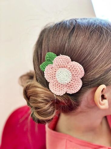 40 pcs Baby Hair Clips Candy Hair Barrettes for Toddler Girls Flower Rainbow Fully Lined Hair Pins Hair Barrettes Hair Accessories for Toddlers Girls in Kuwait