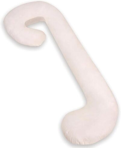غطاء بديل لوسادة Snoogle Chic XL طويلة للجسم للنساء الطويلات - عاجي (غطاء فقط) in Kuwait