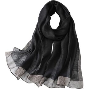 WINCESS YU وشاح حريري التوت بلون سادة للنساء بطانية ناعمة شال شاش الشاطئ والأوشحة والأغطية لجميع المواسم in Kuwait