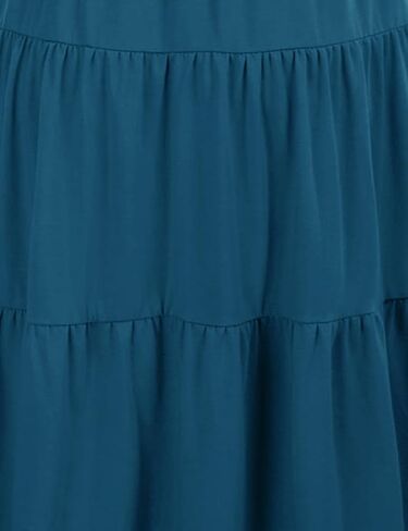 فستان رضاعة نسائي قصير من CzzzyL برقبة دائرية وخصر مرن متدرج وطبقات للرضاعة الطبيعية in Kuwait