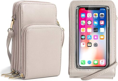 Crossbody Cellphone Purse Women Touch Screen Bag RFID Blocking Wallet Handbag Shoulder Strap in Kuwait