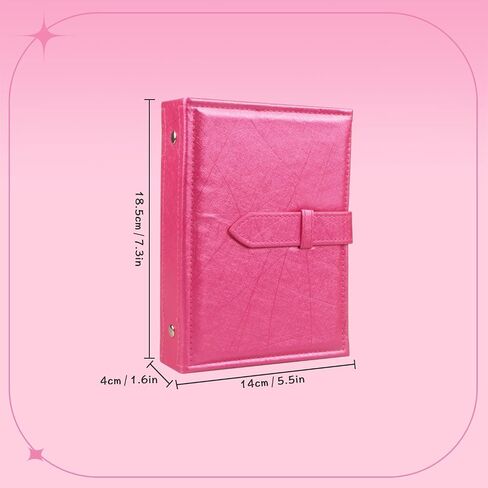 Fangoo Earring Organizer Book Design Earring حامل السفر مجوهرات تخزين حالة حامل صينية، قادرة على عقد 42 زوجا (الأزرق) in Kuwait