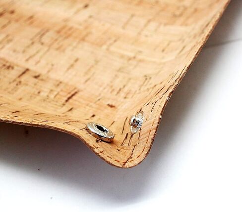 boshiho Valet Tray للرجال، مجوهرات جلدية Catchall مفتاح الهاتف عملة صندوق تغيير العلبة بجانب السرير صندوق تخزين (جلد الحصان المجنون - بني داكن) in Kuwait