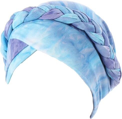 3 Pack Womens Printed Turban Hat Head Wraps Covers Chemo Cancer Beanies Cap Headwear in Kuwait