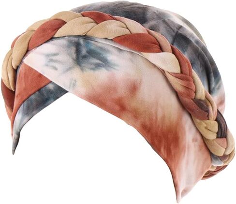 3 Pack Womens Printed Turban Hat Head Wraps Covers Chemo Cancer Beanies Cap Headwear in Kuwait