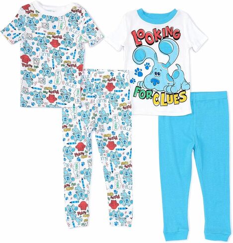 Nickelodeon Boys' Blues Clues Snug Fit Cotton Pajamas in Saudi Arabia